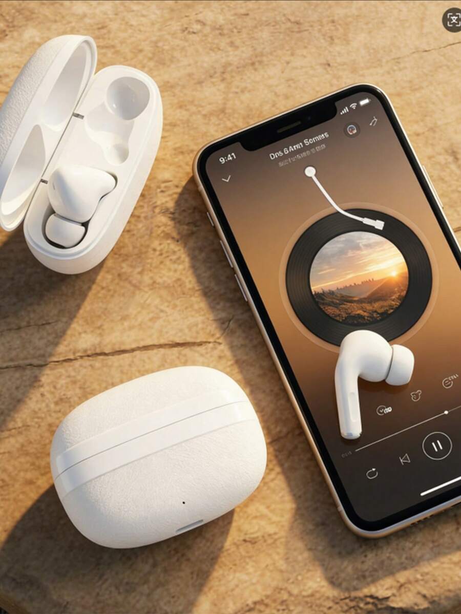 Nuevos auriculares inalámbricos 2026, con cancelación activa de ruido, cómodos y de larga duración, con larga vida útil de la batería, compatibles con dispositivos Apple y Android - Unitalla - Ver 1