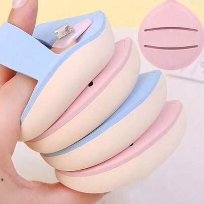 1/2/10个装化妆海绵，超柔软加厚气垫粉扑，适用于粉底液、BB霜、散粉，干湿两用