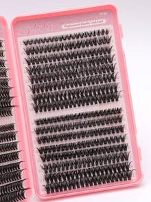 640pcs Eyelash Clusters, D Curl, 640pcs Individual Eyelash Bundles 30D+40D+50D+60D Curl 8-16mm, DIY Eyelash Bundles Natural Appearance & Ultra-Thick & Smart & Ultra-Soft & Ultra-Light Reusable Individual Segmented False Eyelashes Eyelash Extension Kit, Suitable For Beginners, Daily Life & Wedding & Date & Party & Music Festival & Halloween Use Lash Clusters, Eyelash Clusters, Individual Eyelashes, Lashes, Fake Lashes - D - View 5