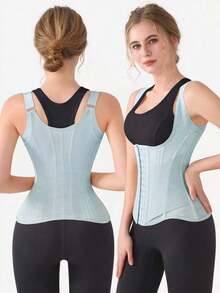 MISTHIN New Design Tank Top Strap Waist Trimmer Slimming Shapewear Tummy Control Body Shaper With Back Support - Nhiều màu - Xem 10
