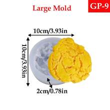 1 Khuôn nến silicon hình bánh/thực tế dùng để làm nến thủ công DIY, sáp tan chảy, xà phòng, thạch cao, đồ trang trí thủ công bằng nhựa, trang trí nhà cửa - trắng - Xem 15
