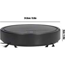 3-In-1 Smart Robot Vacuum Cleaner And Mop, Rechargeable Automatic Smart Sweeping Robot Floor Cleaning Vacuum Cleaner - Black - 黑色 - 查看 3