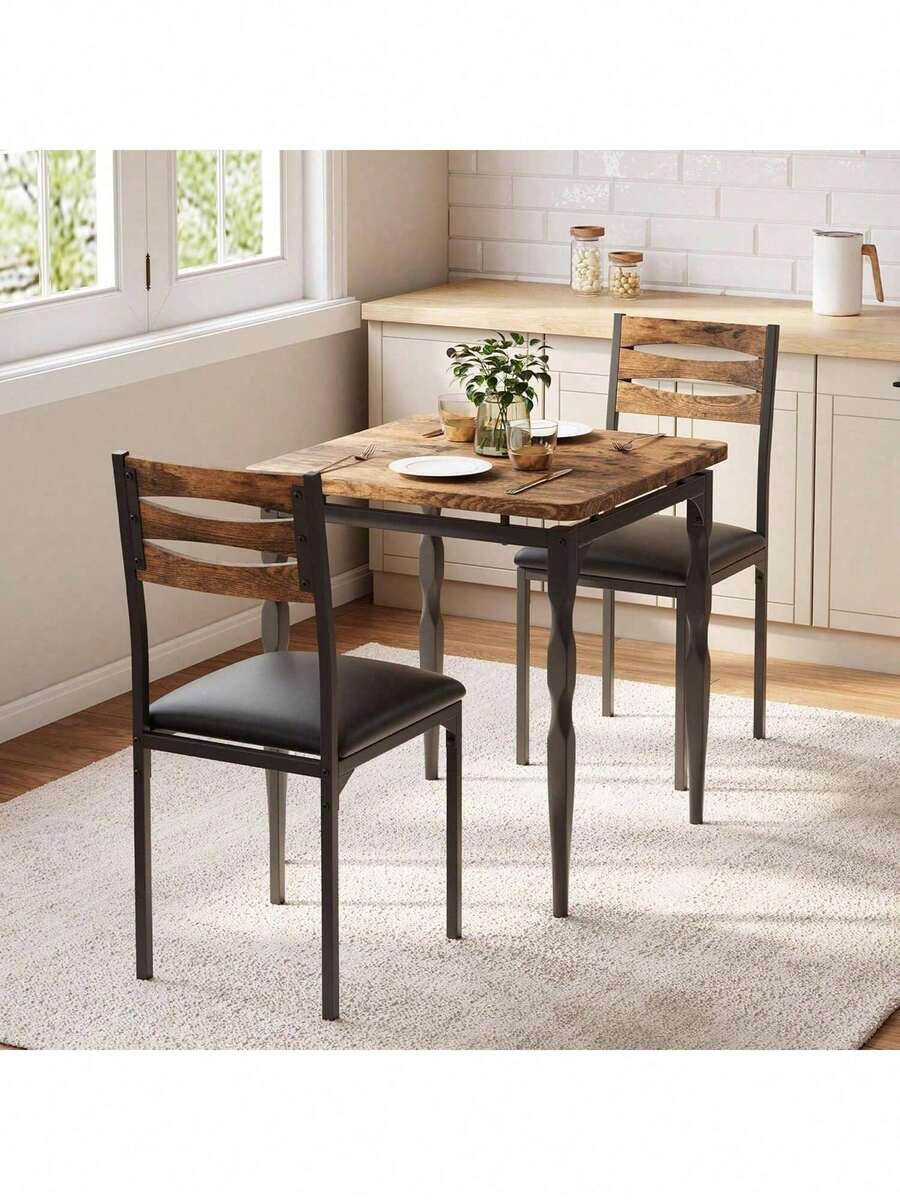 Dining Table & Chair Sets - Brown - View 1