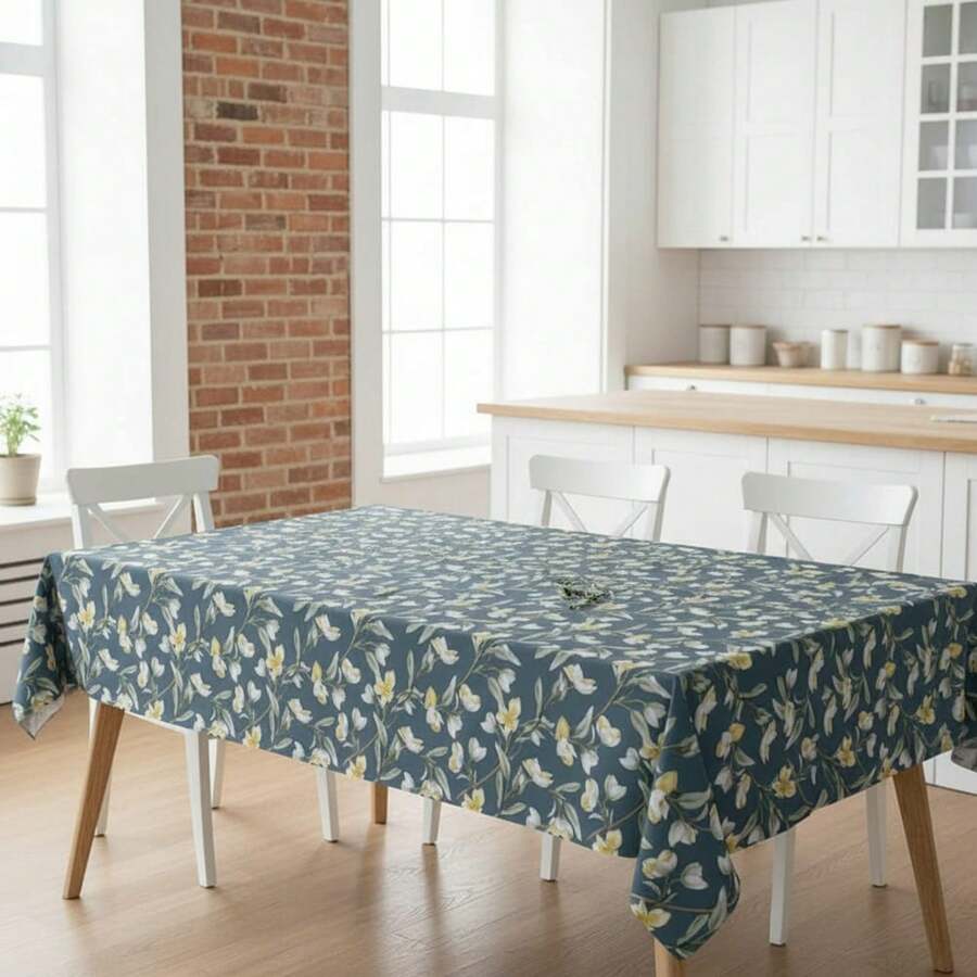 Kiva Fleckenabweisende Tischdecke mit Harzfinish, besonders weich und wasserdicht. Größen von 100 x 140 cm bis 300 x 140 cm und rund (140 cm Durchmesser). – Fleckenabweisende Tischdecke: Stil und Schutz – Erhältlich in 11 Designs. - Option 9 - Übersicht 1