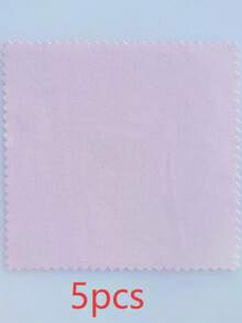 Jewelry Polishing Cloth, Silver Jewelry Polishing Cloth, Double-Sided Velvet Silver Jewelry Polishing Cloth - Pink - View 7