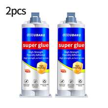 1/2 piezas Súper Pegamento/Pegamento AB Fuerte/Pegamento para Moldeado, Usado para Reparar Artículos del Hogar. Adhesivo para Radiador, Tanque de Agua, Tanque de Combustible, Radiador, Metal, Hierro, Energía Solar, Tubería de Agua y Otros Adhesivos de Soldadura a Prueba de Fugas, Adhesivo Epoxi de Soldadura en Frío Resistente al Calor - Superpegamento - Ver 10