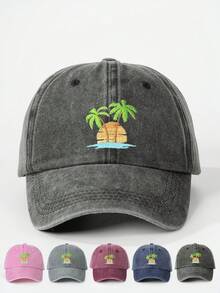 1 chiếc mũ lưỡi trai nữ in họa tiết hoa Hawaii, kiểu dáng cổ điển, có thể điều chỉnh, thích hợp cho hoạt động ngoài trời, chống nắng, du lịch biển mùa xuân/thu, mũ chống nắng phong cách Y2K unisex. - mũ bóng chày - Xem 25