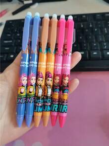 K-POP粉丝魔法师套装0.5mm顺滑可擦笔套装，返校文具及粉丝生日礼物 - 彩色 - 查看 3
