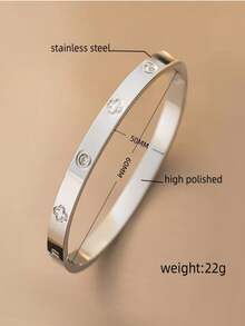 Bộ 3 vòng tay bạc thanh lịch | Thiết kế hình vỏ sò, cỏ ba lá và dây đeo | Bộ quà tặng dành cho phụ nữ - Bộ vòng tay - Xem 2