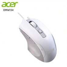 Acer OMW134 Wired Gaming Mouse, Excellent Grip, 12800 DPI, 1000Hz Polling Rate, 6 Programmable Macro Buttons, RGB Lighting, Durable Braided Cable, Ergonomic Low-Profile Buttons, Ideal For Office & Esports Gaming, Perfect Thanksgiving & Christmas Gift, Black & White - View 8
