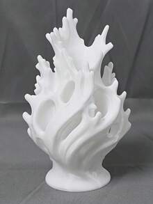 1pc Bohemian Style Vase Decor, With Wavy And Smooth Spherical Patterns, Lightweight Portable Decorative Piece For Home, Office, Wedding, Party - Elegant Desktop Vase - 1PCS - View 12