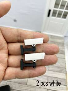 Caméra de surveillance miniature pour maison de poupée, accessoire suspendu réaliste de modèle de caméra de surveillance micro CCTV de musée, rotatif et angle réglable - Modèle d'appareil photo - Voir 10