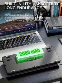 M75 无线蓝牙双模机械键盘，配备 PBT 渐变键帽、显示屏，是一款游戏键盘。 - 查看 7