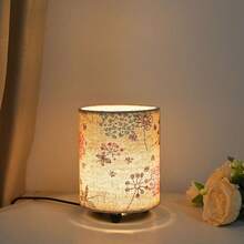 1 pieza Luz de noche pequeña para mesita, lámpara de escritorio alimentada por USB, iluminación cálida, adecuada para dormitorio, sala de estar, dormitorio, oficina en casa para lectura y estudio - Amarillo - Ver 7