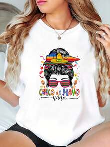 100% Algodón Unisex, Camiseta de Manga Corta de Verano para Hombre - Blanco - Ver 1