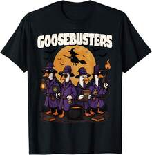 Goobusters Ghost Brigade Halloween Graphic T-Shirt - 黑色 - 查看 5