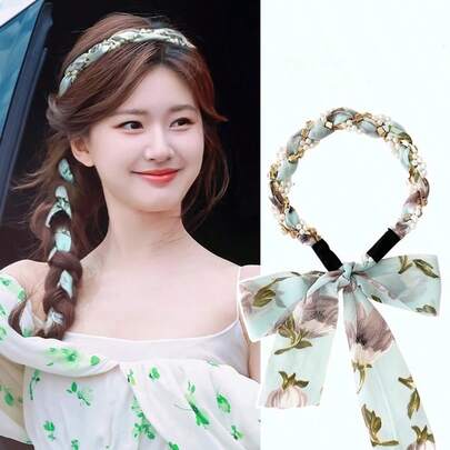 1pc Retro Pearl Headband, Elegant Elegant Hair Clip, Korean Minimalist Cross-Border Hair Accessories For Women