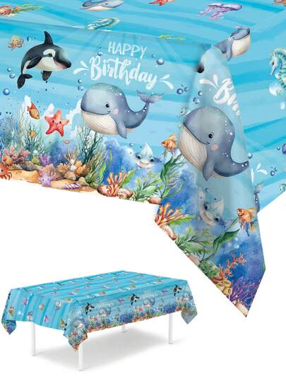 1 قطعة منشفة طاولة لحفلة عيد ميلاد بموضوع الحياة البحرية، منشفة طاولة لحفلة عيد ميلاد الأولاد، غطاء طاولة عيد ميلاد بطراز بحري، هدايا عيد ميلاد، ديكور حفلة باللون الأزرق، غطاء طاولة قابل للتخلص منه بطراز بحري، ديكور حفلة استحمام الطفل، ديكور كشف نوع الجنين، ديكور حفلة بلوغ الرشد، ديكور طاولة المنزل، ديكور الغرفة، ديكور المطبخ، ديكور عيد ميلاد بحري، لوازم حفلة العزوبية، هدايا الحفلة