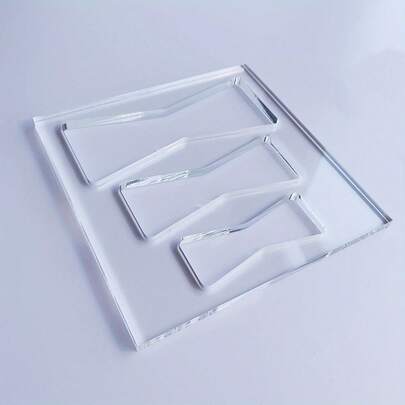 Khuôn mẫu khảm hình bướm bằng acrylic trong suốt, dụng cụ hỗ trợ chế biến gỗ, khuôn mẫu đồ nội thất.