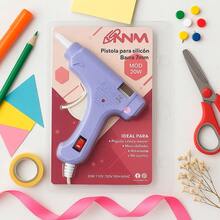 Pistola de silicón con Interruptor de corriente  Calentador de pegamento Multifuncionales Manualidades - Multicolor - Ver 11