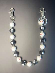 New Billiard Chain Belt, Punk Y2K Hip Hop Waist Luxury Accessory, Halloween & Holiday Gift, Random Digit Sequence Delivery - Multicolor - View 5