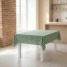 Kiva Stain-Resistant Tablecloth, Medium Checkered Pattern, Extra Soft Touch, Teflon Coated And Waterproof, Sizes From 100x140 To 300x140 Cm And Round 140 Cm - Stain-Resistant Tablecloth - Available In 15 Colors - 選項15 - 查看 1