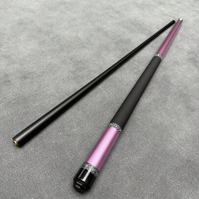 58-Inch 1/2 Pieces Pool Cue, Available In Blue And Purple Pink, 12.5mm Tip, 19oz, Professional Textured Pool Cue