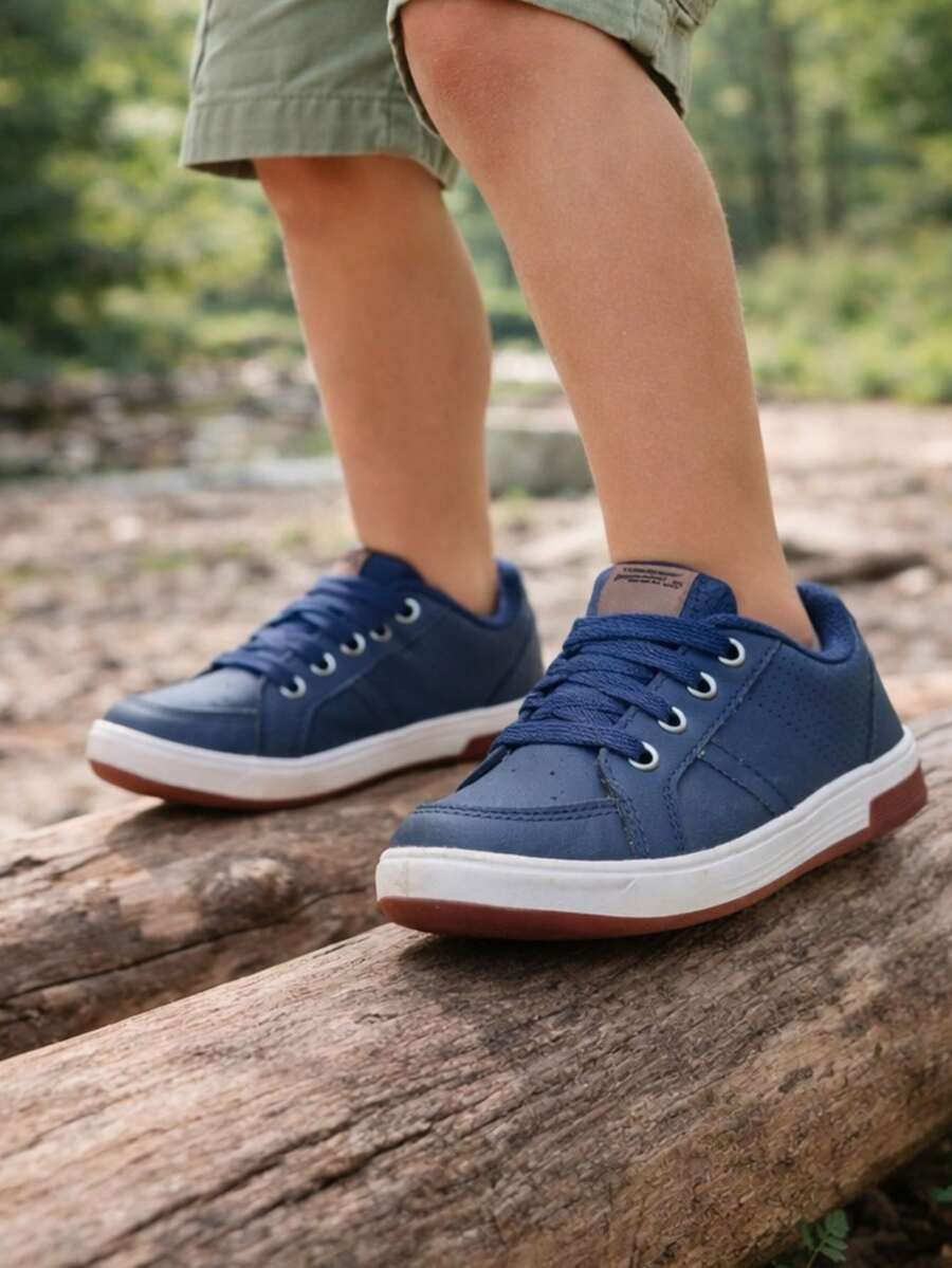 Tênis Infantil Masculino Casual Confortável Antiderrapante Leve Dia a Dia Escola