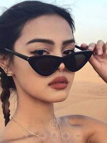 男女皆宜的猫眼形时尚眼镜，适合日常装饰和搭配 - 彩色 - 查看 8