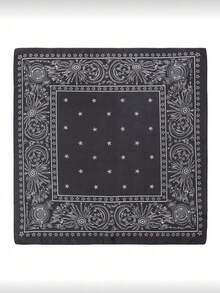 1条女士头巾，丝滑腰果印花发带，颈巾，适合日常使用 - 彩色 - 查看 2