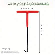 T-Type Spring Hook Brake Wrench. Motorcycle And Electric Vehicle Spring Hook Wrench, Kickstand, Clutch, Exhaust Pipe Spring Removal And Installation Tool. - T-type Puller - View 4