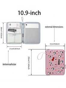 SANRIO Multifunctional Shock-Proof Protective Case Suitable For 10.9-Inch And 12.9-Inch , Convenient Travel Protective Sleeve That Effectively Protects - Multicolor - View 7