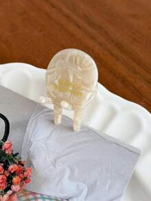 2pcs Cute Mini Small Acetate Hair Clips, Side Bangs Hair Claw, Princess Hair Accessories - Multicolor - View 8