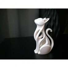 1 Tượng mèo trang trí hiện đại, một món đồ trang trí tinh tế nhưng đầy ấn tượng cho giá sách, bàn làm việc hoặc bàn ăn của bạn. - Đồ trang trí - Xem 6