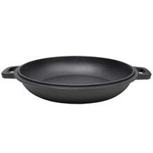 Pre-Seasoned 5 Quart 2-In-1 Cast Iron Dutch Oven – Dual Handle Camping Pot With 2 Silicone Handle Covers For Fireplace, BBQ, Baking & Campfire Cooking - Black - View 5