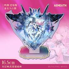 1pc Meng Chao Game Merchandise Emis Monin Rin Nai Gacha Big Standee With Colorful Window Base, Elegant Desktop Decor, Gift For Anime/Game Fans, Birthday/Holiday Present - Multicolor - View 2