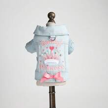 PETCIRCLE 1pc Pet Clothes, New Spring/ Dress Princess Jacket - Blue - View 11