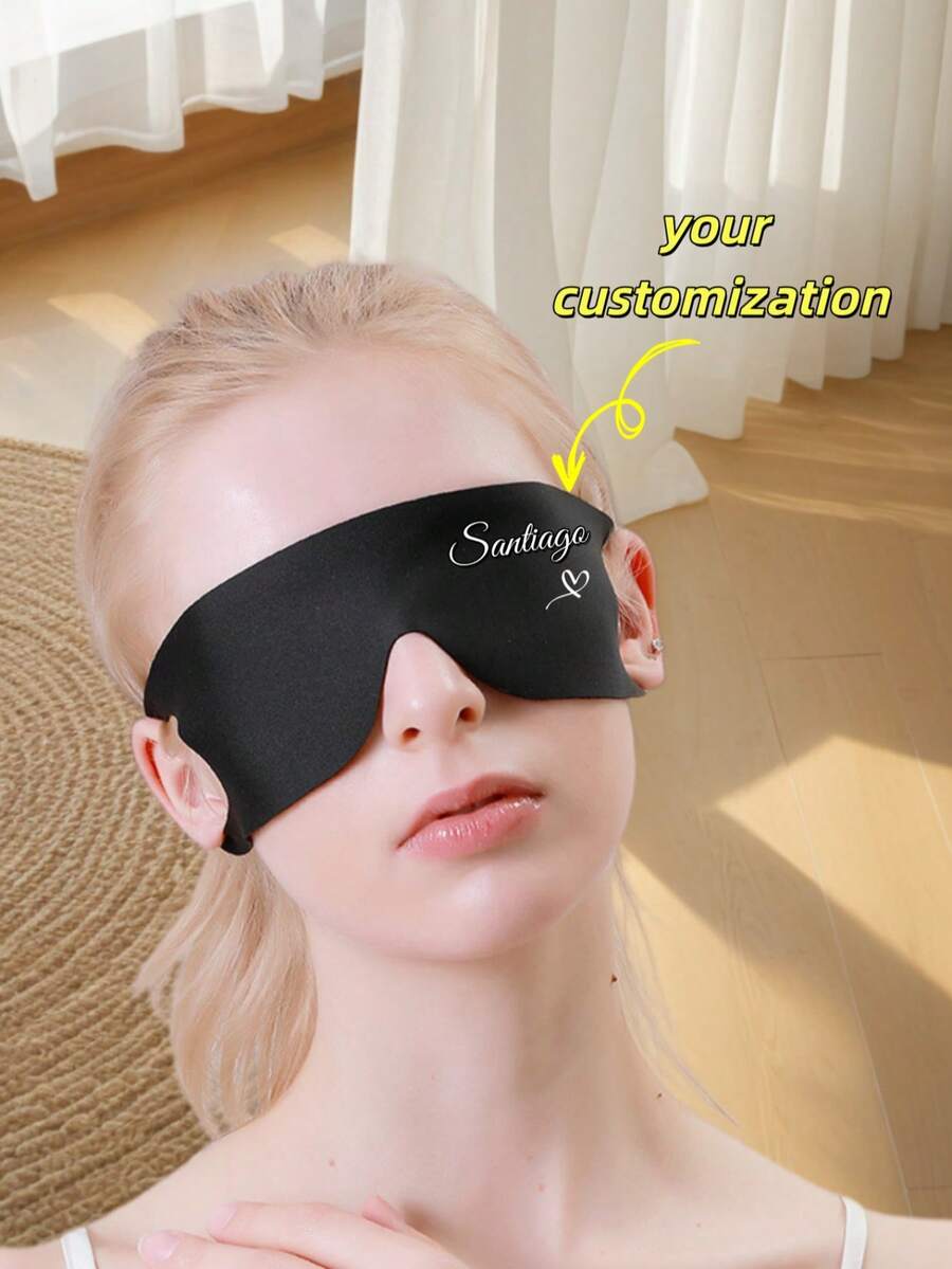 Mặt nạ ngủ cài tùy chỉnh, thoáng khí, unisex, thích hợp cho du lịch mùa hè, che mắt khi ngủ trưa, thân thiện với da, giảm mệt mỏi, không gây áp lực lên tai, độ thoáng khí cao, co giãn.