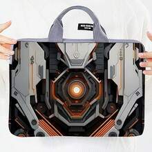 1个赛博朋克风格笔记本电脑包，印花笔记本电脑内胆包，时尚便携手提包 - 彩色 - 查看 79