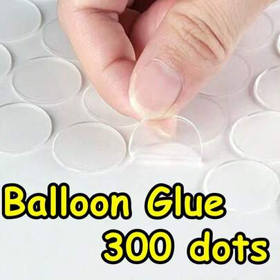 1000pcs/300pcs/1200pcs Removable Damage-Free Balloon Glue Dots, Easy To Use, Suitable For Balloon DIY, Handcraft, Party Planners, DIY Enthusiasts, Ideal For Birthday Party, Wedding, Baby Shower, Christmas, Valentine's Day, Halloween, Easter, Graduation Ceremony, Home Decor, Party Decorations