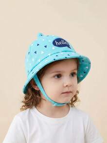 6-24个月特价公主妈妈渔夫帽婴儿Hello遮阳帽渔夫帽男女童遮阳帽 - 1PC - 查看 12