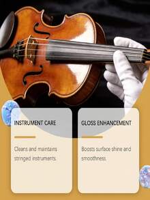 Harmisca Stringed Instrument Care Oil, Stringed Instrument Cleaning And Maintenance, Universal And Convenient, Gentle, Exterior Protective Oil, Anti-Staining, Helps Repel Oil And Dust, Can Be Easily Applied With Ordinary Tools Like Cloth. - Liquid - View 5