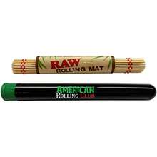 RAW Mat Natural Bamboo For Papers Cones And Wraps Includes ARC Saver Tube Ideal For DIY Rolling Travel-Friendly -Conscious Design With Durable Bamboo Construction And Built-In Protection For Efficient  Smoking Experience - 如圖所示 - 查看 6