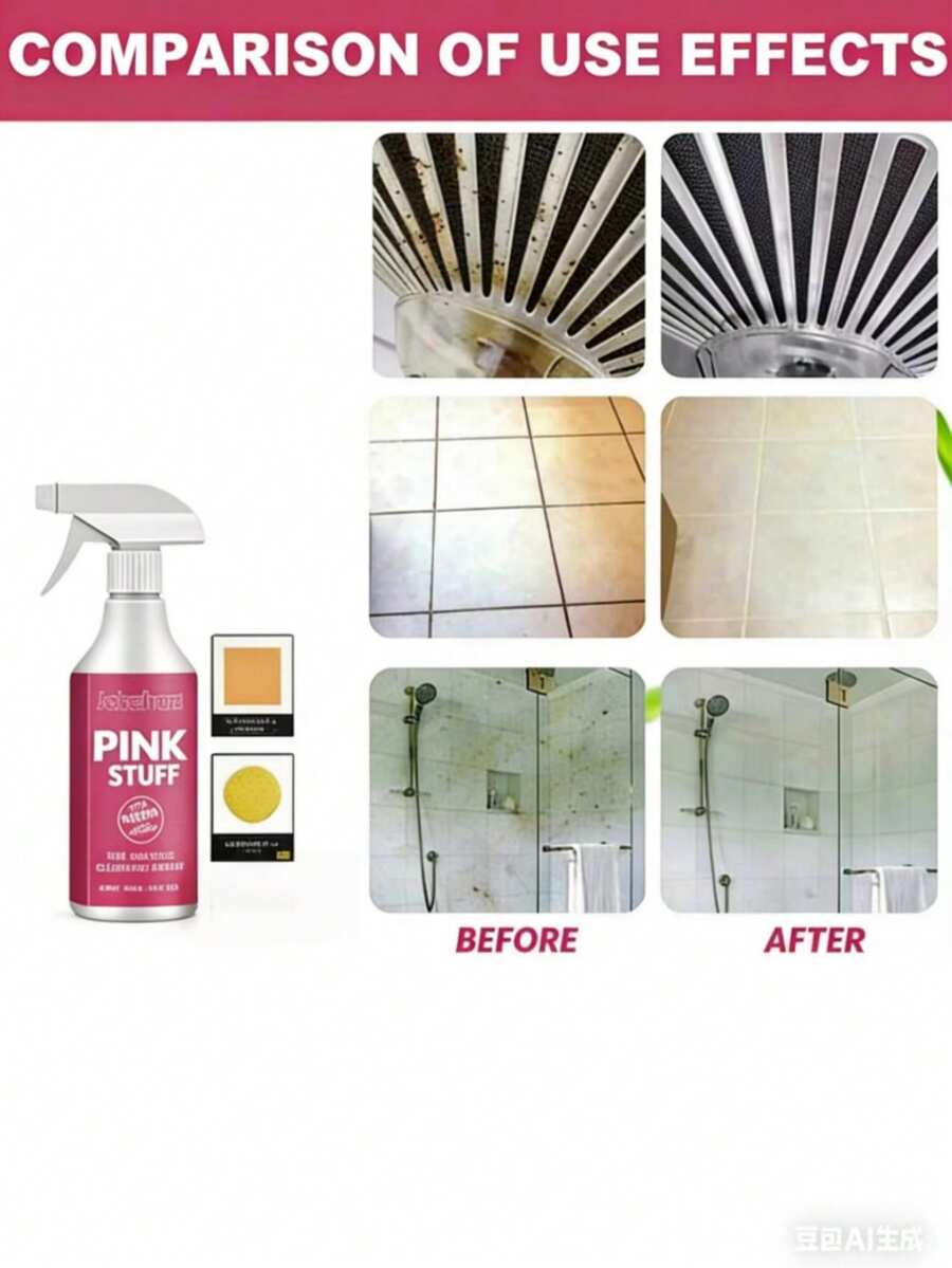 Multi-Purpose Kitchen Cleaner, Strong Cleaning For Tile, Oven, Cookware, Grease And Oil Stains - Multicolor - View 1