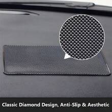 Almohadilla antideslizante para el salpicadero del coche/Soporte estable para teléfono y llaves Alfombrilla antideslizante/Almohadilla antideslizante resistente al calor/Almohadilla antideslizante portátil para la consola central del coche - Alfombrilla antideslizante - Ver 3