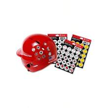 Baseball/Softball Helmet Award Decals 40 Stickers - Baseball Combo - View 1