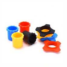 Microphone Windscreen, Silicone Microphone Protective Cover, Anti-Rolling Microphone Protection For KTV - Microphone Silicone 2-piece Set (Black) - View 2