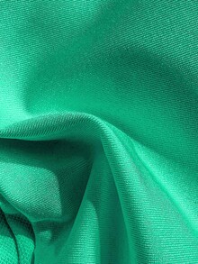 女士性感比基尼两件套，光泽质感，特殊面料配饰，适合度假海滩夏季穿着 - 青綠色 - 查看 6