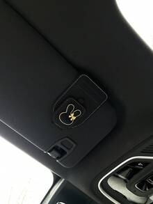 1pc Car Visor Storage Pouch Multifunctional Fashion Glasses Holder, Compact Space-Saving Car Visor Accessory, Multi-Color Options, Large Capacity Dual Slot Glasses Clip, Card Storage Pouch, Highly Practical, Easy Access, Doesn't Block View, Strong Magnetic Adsorption, Auto-Closing Car Interior Accessory - A - View 13