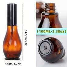 1pc 10ml/20ml/30ml Amber Glass Refillable Spray Bottle - Leak-Proof Essential Oil, DIY Travel Use, Amber Glass Anti-Light Decomposition, Minimalist Design Durable Container, Liquid Storage Bottle, Beauty Organizer Essential - A - View 4